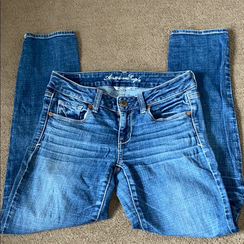 American eagle low rise skinny jeans